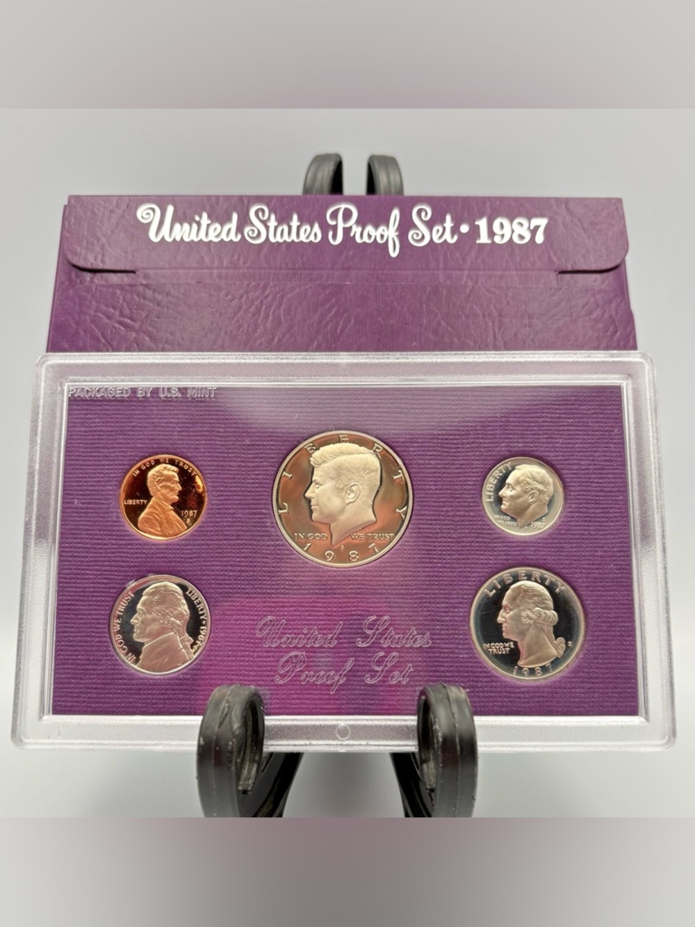 1987 United States Proof Set Uncirculated with Original Packaging - Great Gift! - Picture 2 of 15
